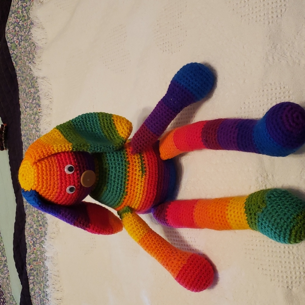 Home made knitted Bunny